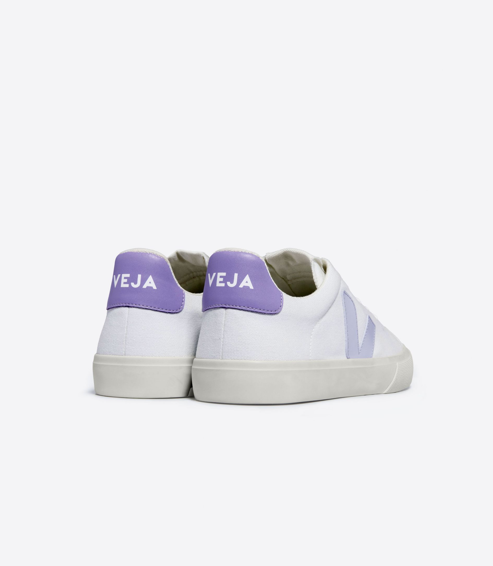 VEJA CAMPO CANVAS WHITE SWAN LAVANDE | VJ24186