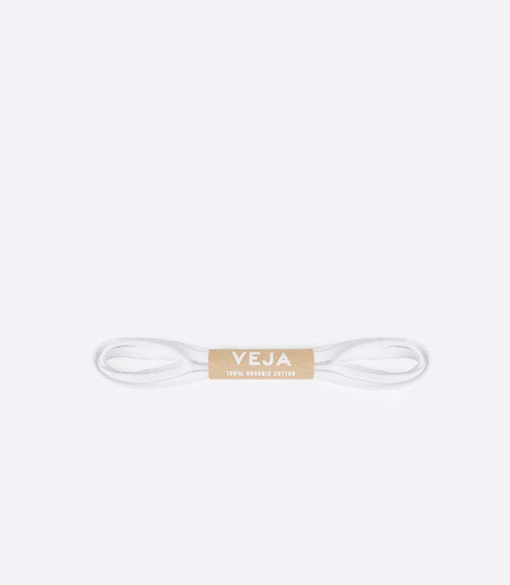 VEJA LACES ORGANIC COTTON WHITE | VJ24915