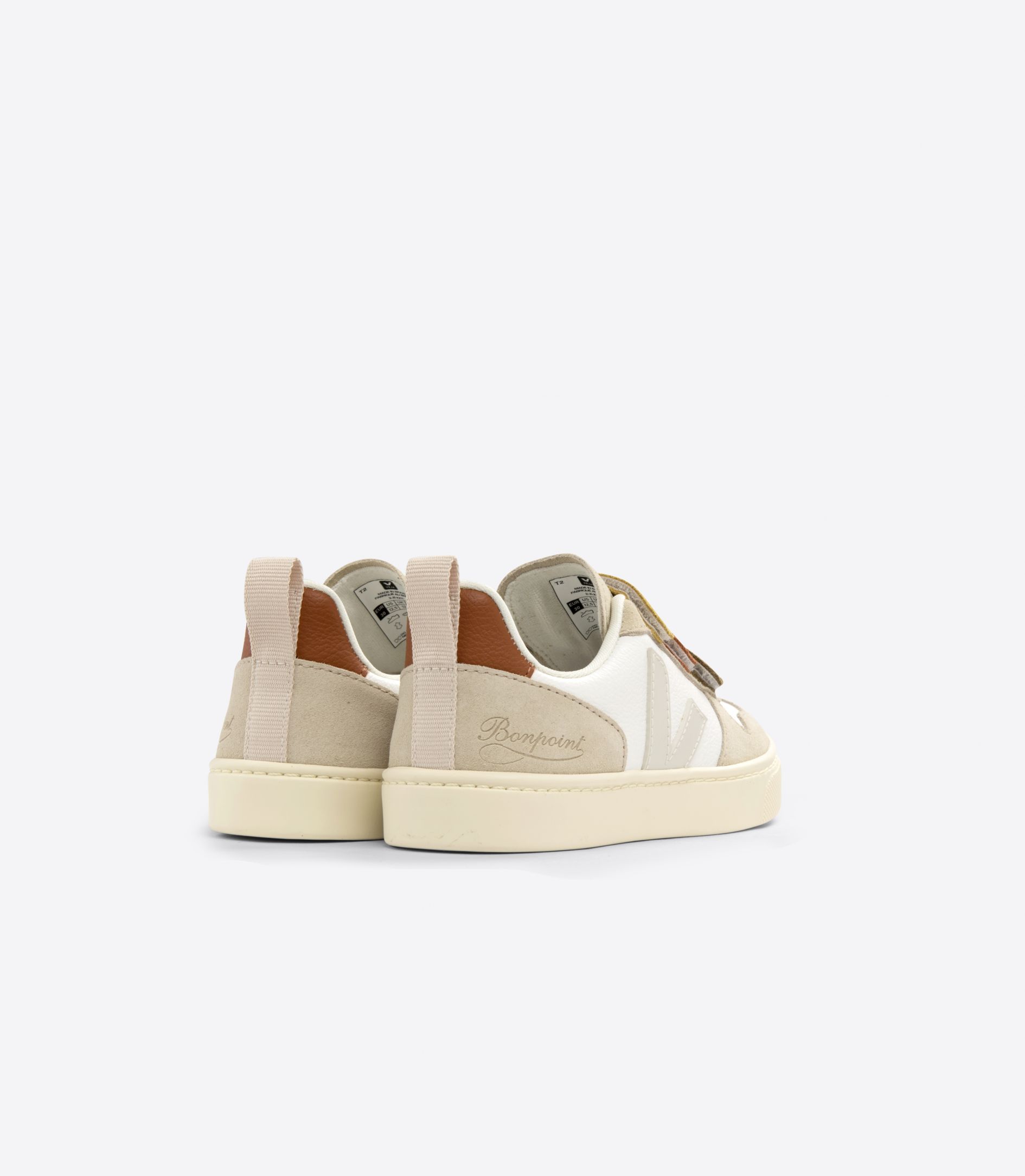 VEJA V-10 LEATHER VEJA X BONPOINT MULTICO ALMOND | VJ24824