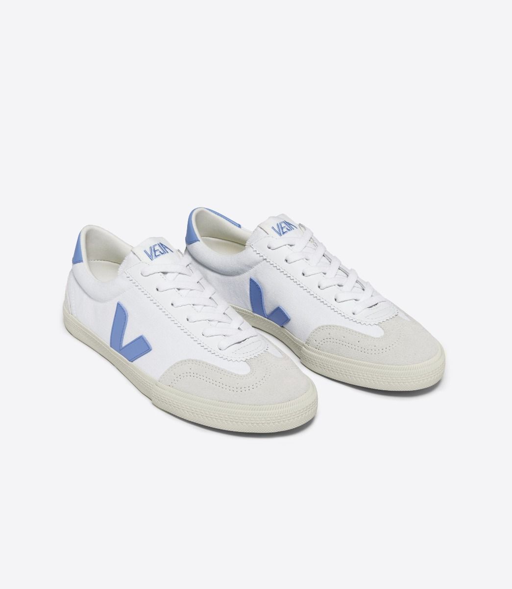 VEJA VOLLEY CANVAS WHITE AQUA | VJ24465